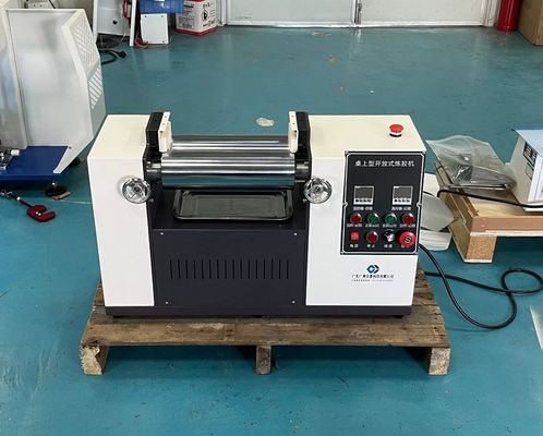 comprar Máquina mezcladora de caucho de molino abierto Compacta 750×380×600mm con capacidad de 300 juegos/mes y espaciado de rodillos ajustable online manufacture