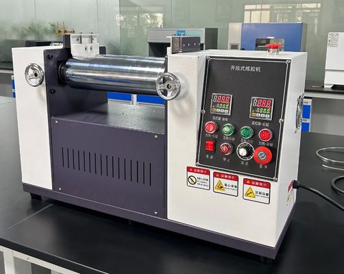 comprar Máquina mezcladora de caucho abierta de control manual pequeña con capacidad de producción de 300 juegos/mes online manufacture