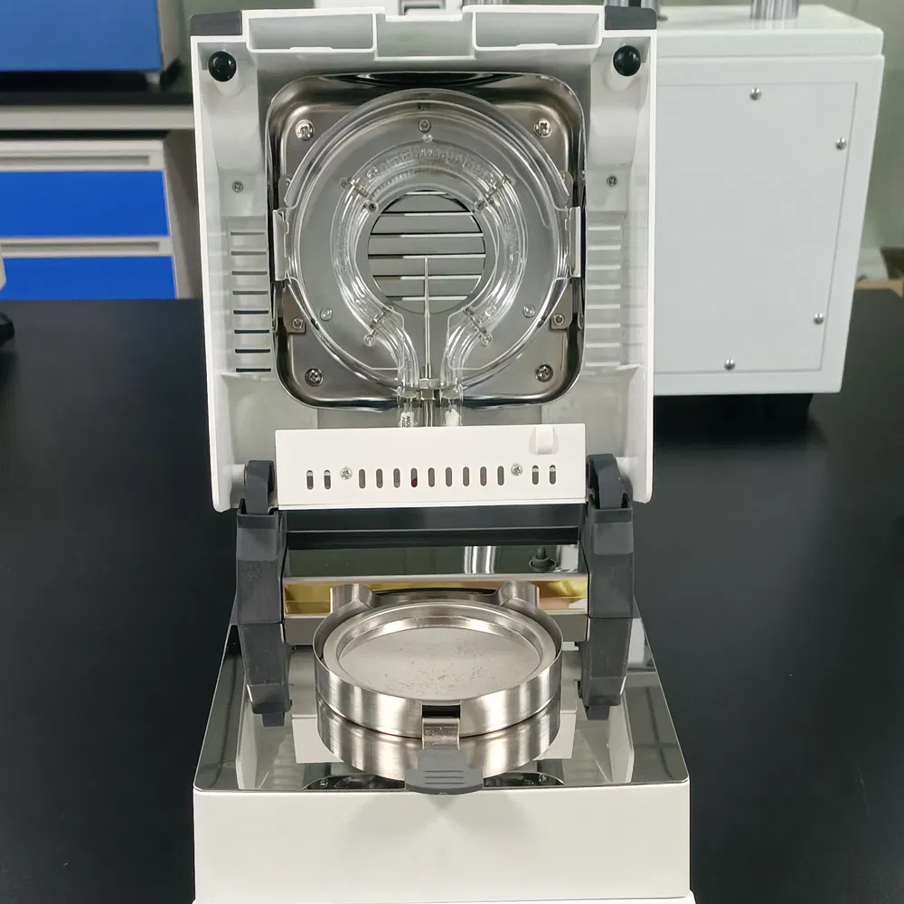 Analisador de humedad de halógenos rápidos de grano de maní para laboratorio 3