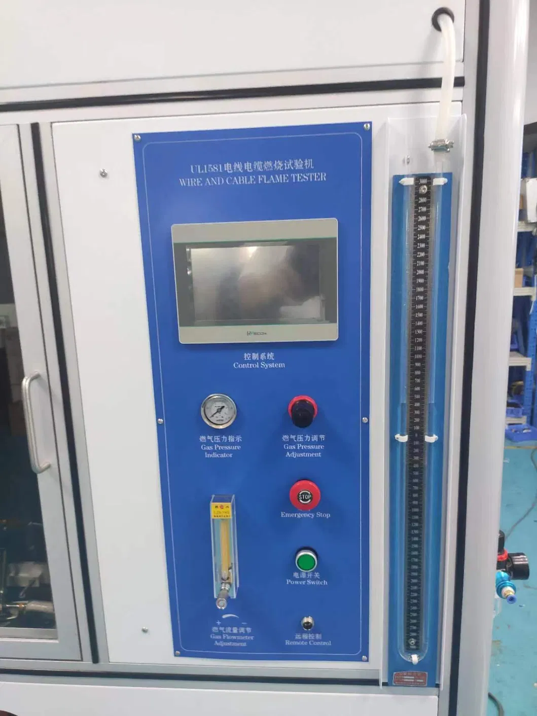 UL 1581 Máquina de ensayo de fugas de cámaras de ensayo de llamas de cables y cables 0