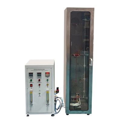 Máquina de ensayo de inflamabilidad de cámara de llama de quema vertical de cable de alambre único