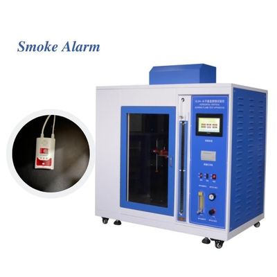 Tester de inflamabilidad horizontal de plástico de laboratorio UL94 Instrumento electrónico de ensayo de combustión
