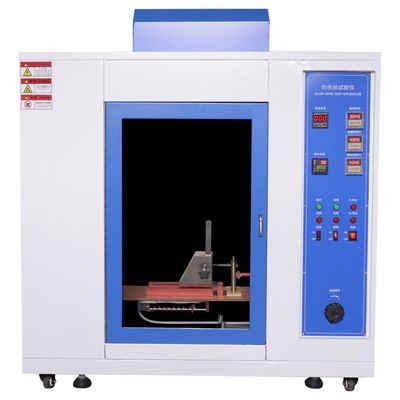 Aparato electrónico de ensayo de inflamabilidad de alambre brillante Cámara de ensayo de combustión horizontal