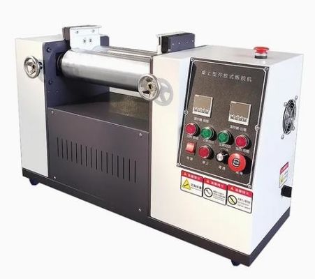 Tipo de diseño horizontal Laboratorio de dos molinos de rodillos Máquina para mezclar caucho