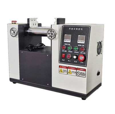 Máquina mezcladora de caucho de molino abierto con precio de fábrica, dureza de rodillo de 50 ~ 60 HRC y especificación de 750*380*600 mm para una producción de 300 juegos/mes