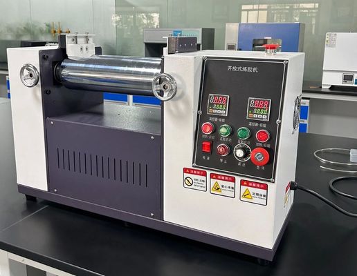 Molino refinador de caucho de calidad confiable con gran capacidad de trabajo, tolva de acero inoxidable SUS304 y control manual